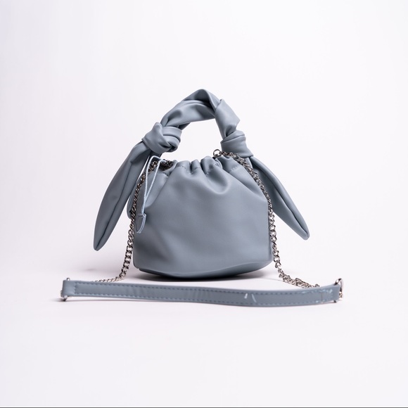 TRESLUX Blue Drawstring Crossbody/ Handbag - Picture 1 of 3